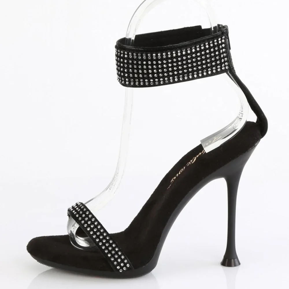 Rhinestone Open Toe High heel Shoes